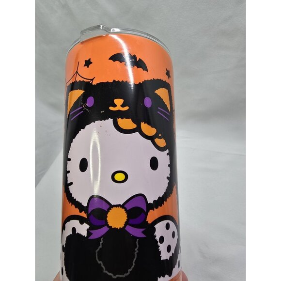 Sanrio Hello Kitty Halloween Black Cat & Mummy Cat Travel Tumbler Set Of 2 - Picture 14 of 16